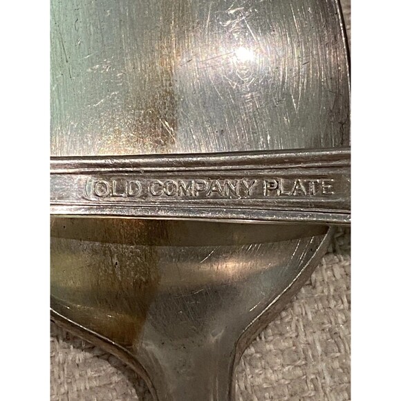 20 Pcs Old Company Silverplate Signature Rose No Monogram Forks Spoons Ladle Etc - Picture 8 of 8